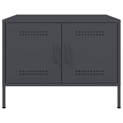 vidaXL Coffee Table Anthracite 68x50x50,5 cm Steel