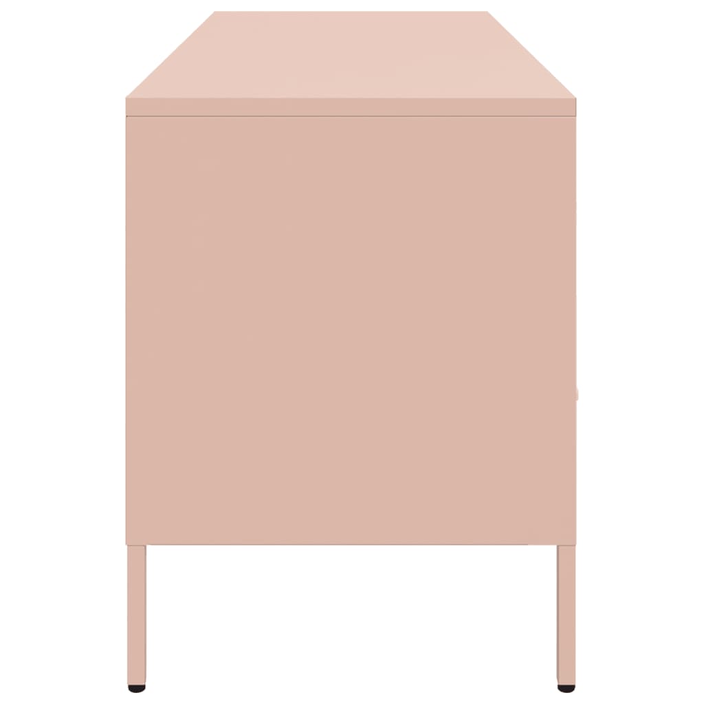 vidaXL TV Cabinet Pink 100,5x39x50,5 cm Steel