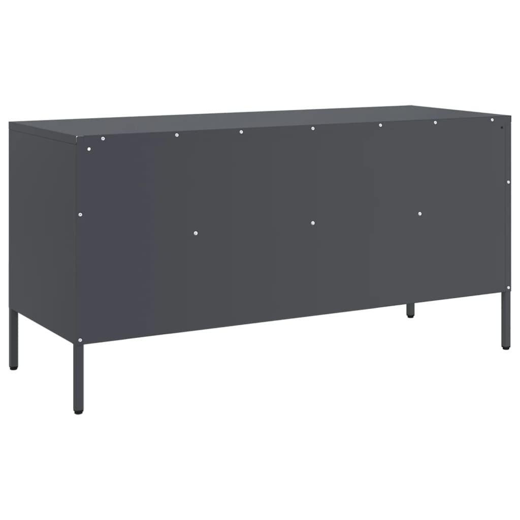 vidaXL TV Cabinet Anthracite 100,5x39x50,5 cm Steel
