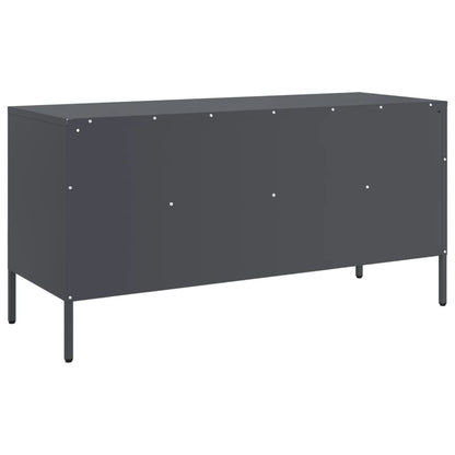 vidaXL TV Cabinet Anthracite 100,5x39x50,5 cm Steel