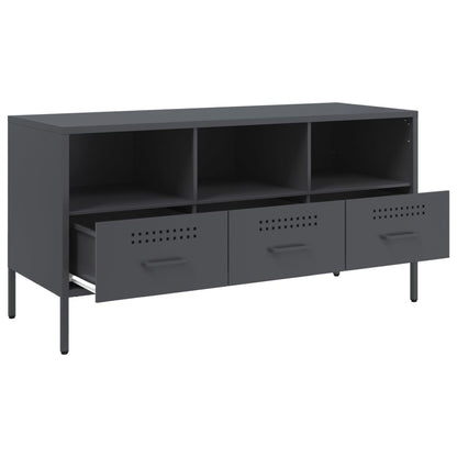 vidaXL TV Cabinet Anthracite 100,5x39x50,5 cm Steel