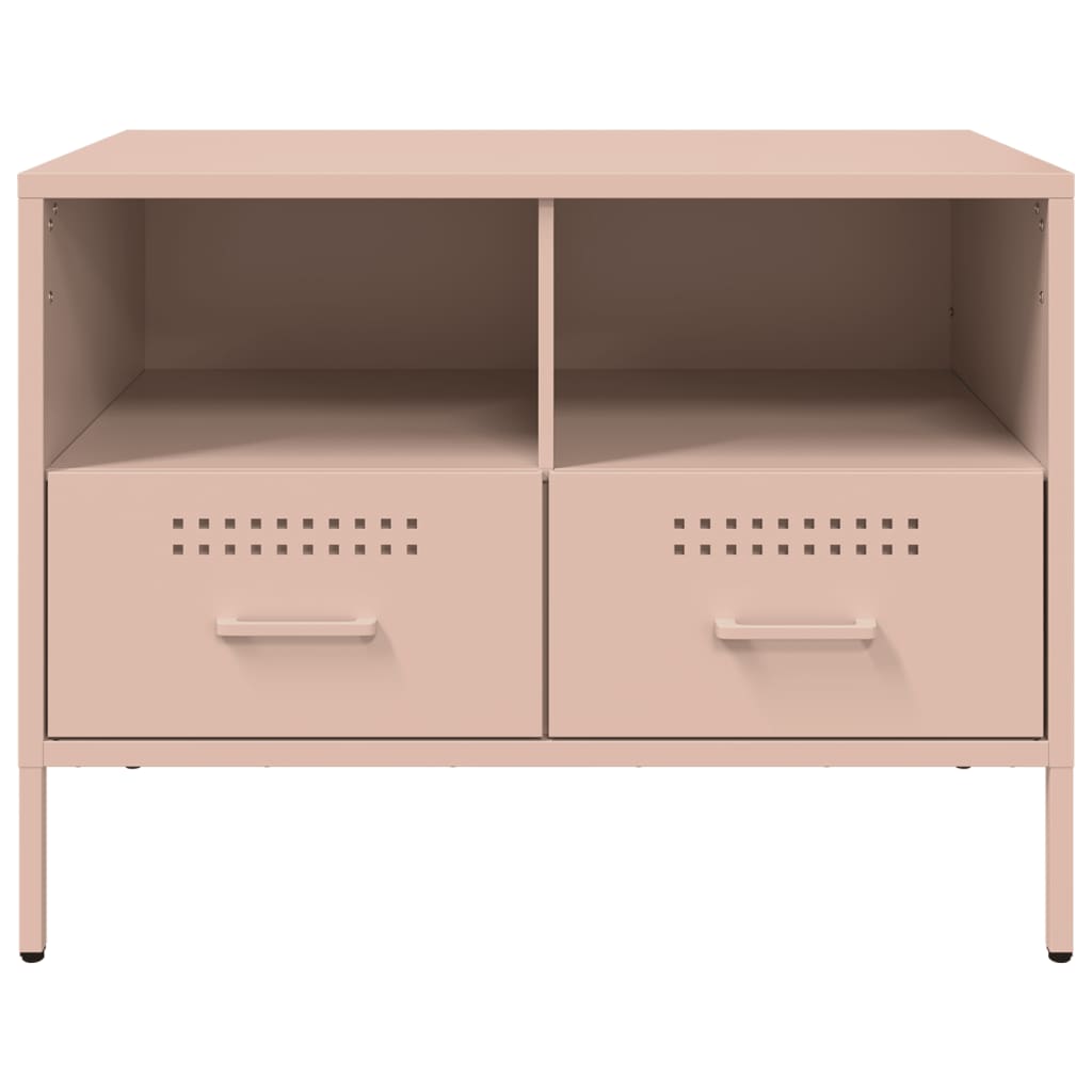 vidaXL TV Cabinet Pink 68x39x50,5 cm Steel