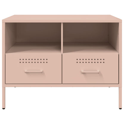 vidaXL TV Cabinet Pink 68x39x50,5 cm Steel