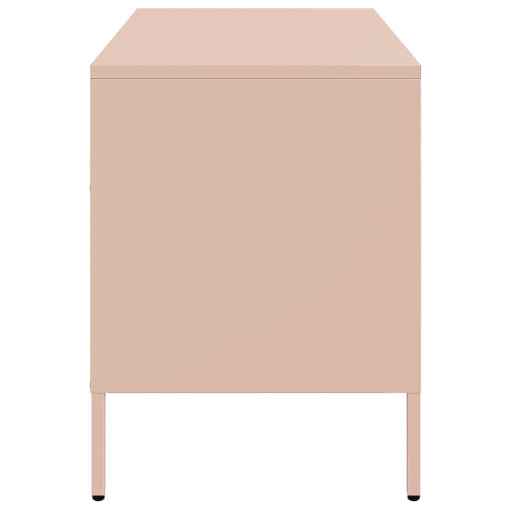 vidaXL TV Cabinet Pink 68x39x50,5 cm Steel