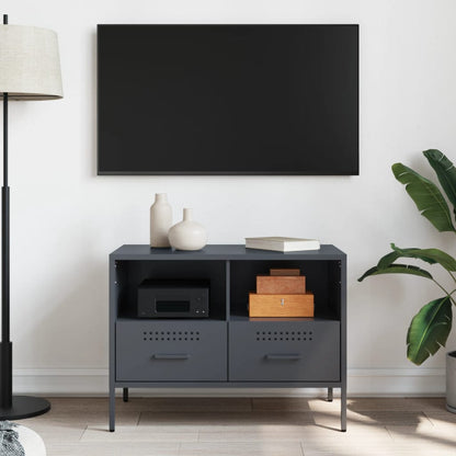 vidaXL TV Cabinet Anthracite 68x39x50,5 cm Steel