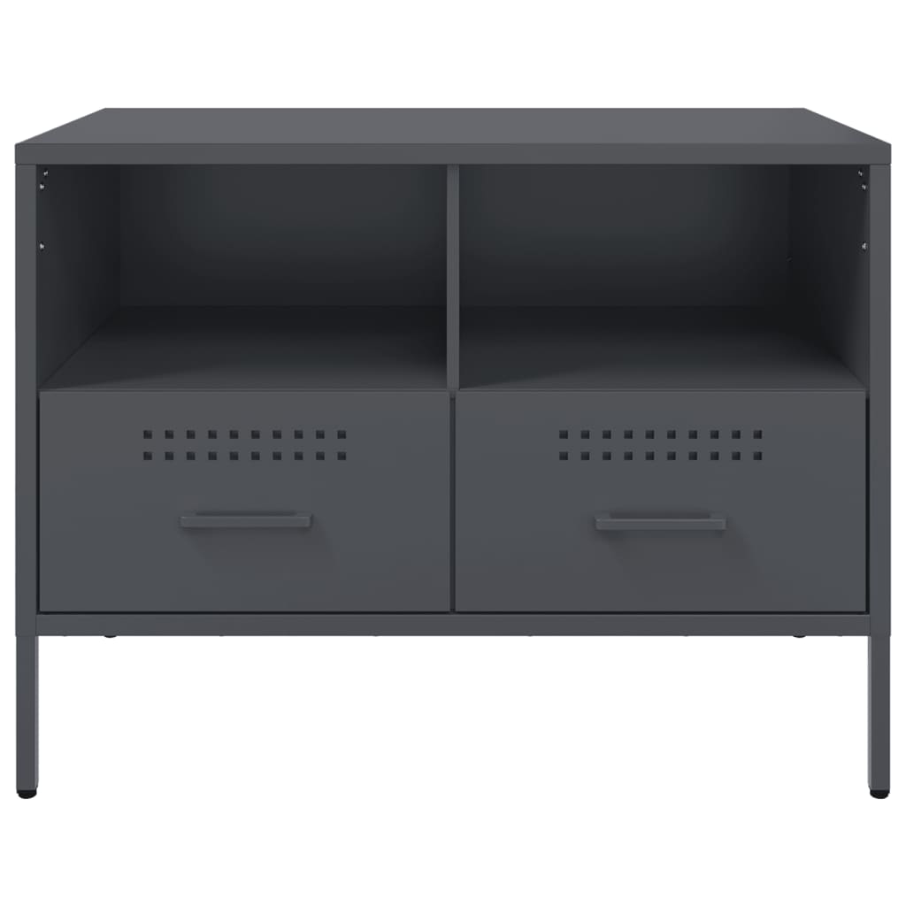 vidaXL TV Cabinet Anthracite 68x39x50,5 cm Steel
