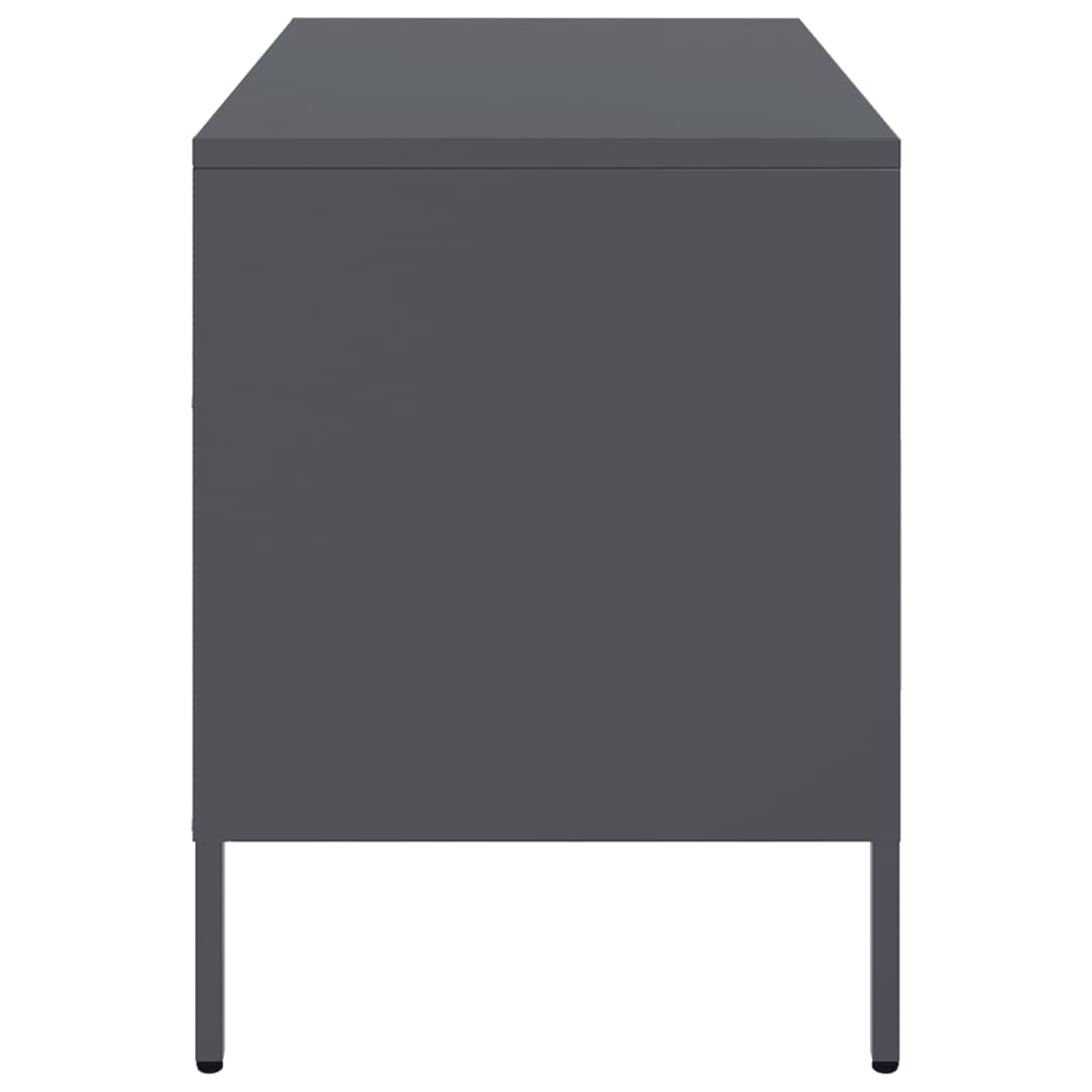 vidaXL TV Cabinet Anthracite 68x39x50,5 cm Steel