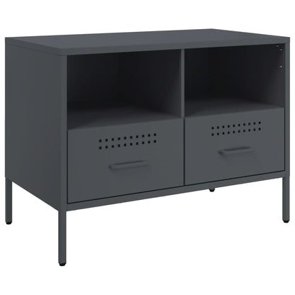 vidaXL TV Cabinets 2 pcs Anthracite 68x39x50.5 cm Steel