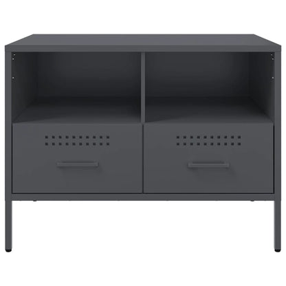 vidaXL TV Cabinets 2 pcs Anthracite 68x39x50.5 cm Steel