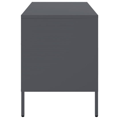 vidaXL TV Cabinets 2 pcs Anthracite 68x39x50.5 cm Steel