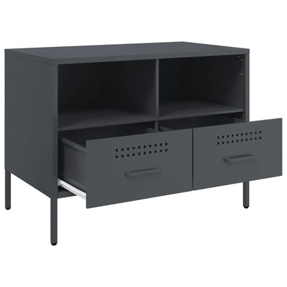 vidaXL TV Cabinets 2 pcs Anthracite 68x39x50.5 cm Steel