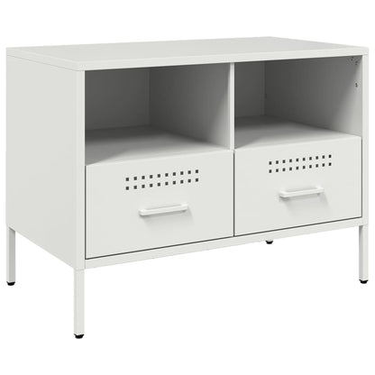 vidaXL TV Cabinets 2 pcs White 68x39x50.5 cm Steel