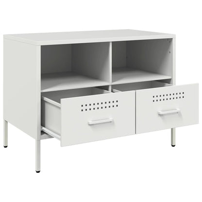 vidaXL TV Cabinets 2 pcs White 68x39x50.5 cm Steel