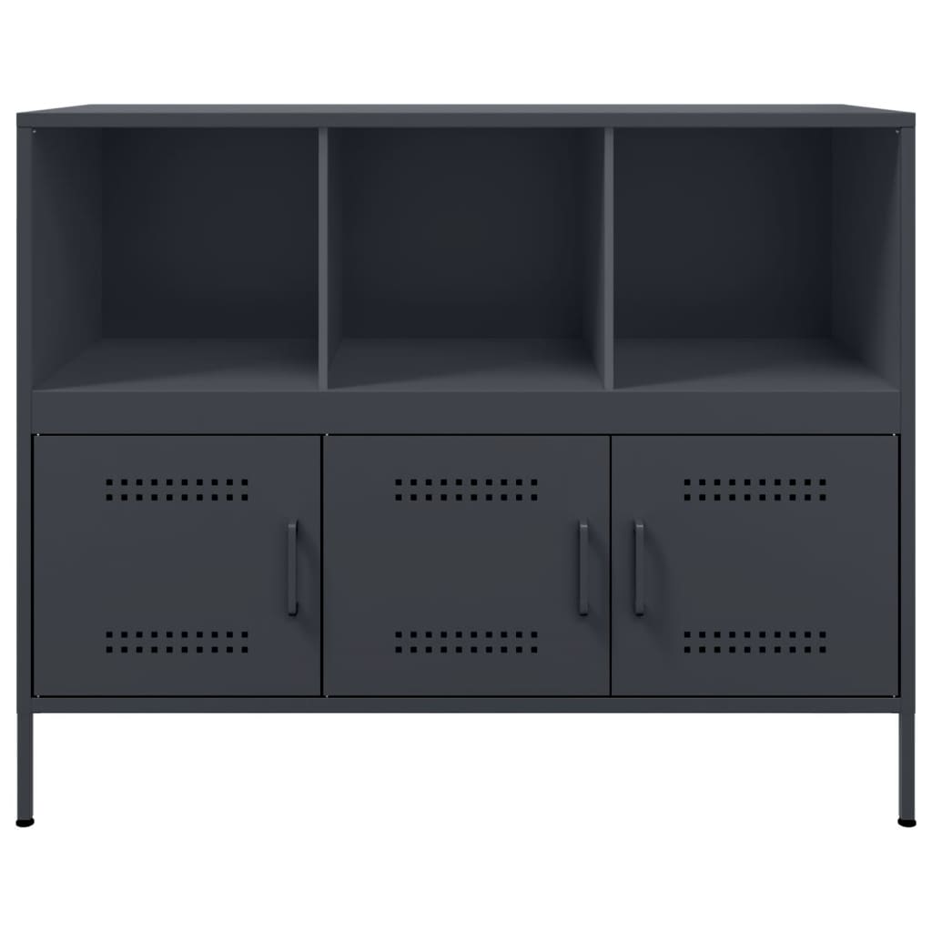 vidaXL Sideboard Anthracite 100.5x39x79 cm Steel