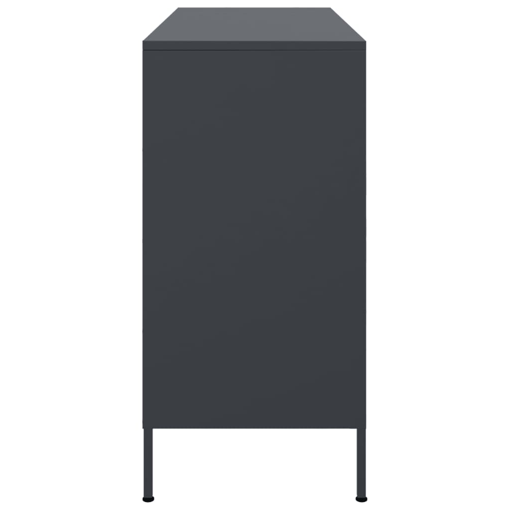 vidaXL Sideboard Anthracite 100.5x39x79 cm Steel