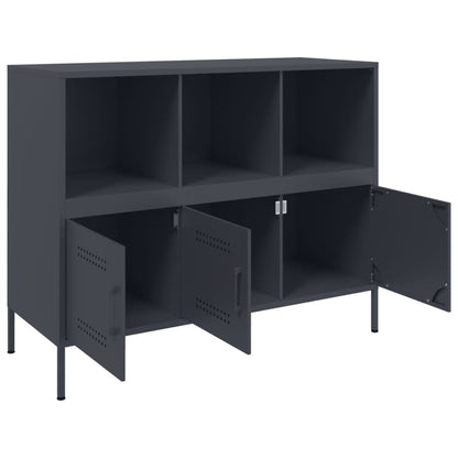 vidaXL Sideboard Anthracite 100.5x39x79 cm Steel
