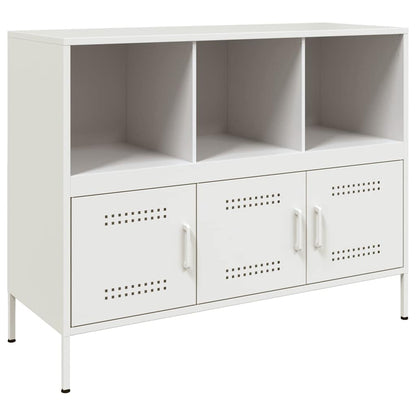 vidaXL Sideboard White 100,5x39x79 cm Steel