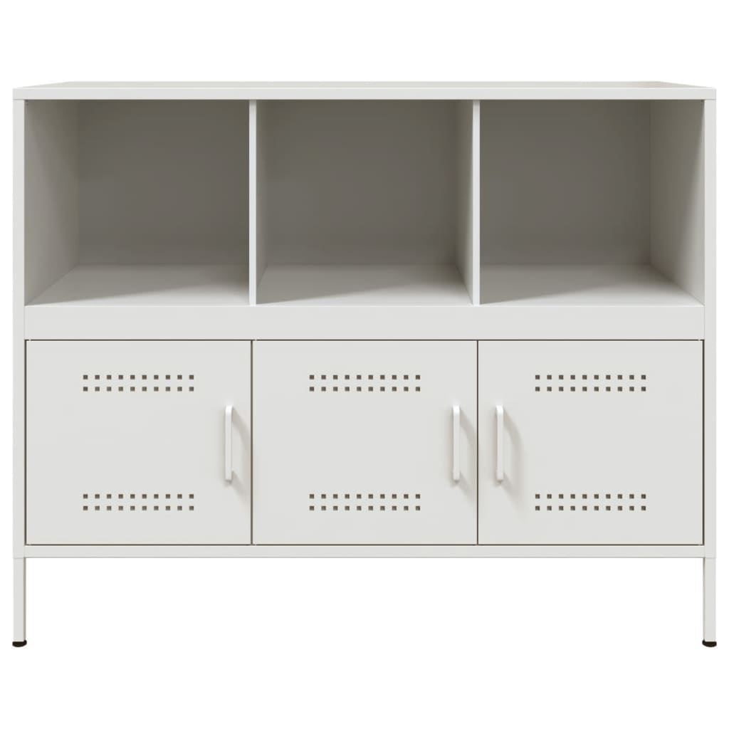 vidaXL Sideboard White 100.5x39x79 cm Steel