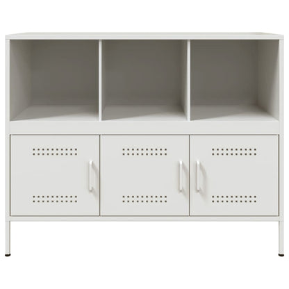 vidaXL Sideboard White 100.5x39x79 cm Steel