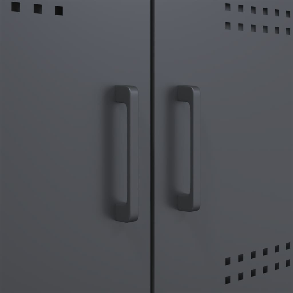 vidaXL Sideboard Anthracite 100,5x39x79 cm Steel