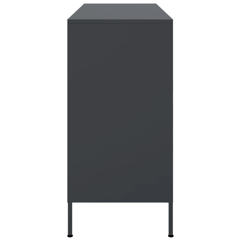 vidaXL Sideboard Anthracite 100.5x39x79 cm Steel