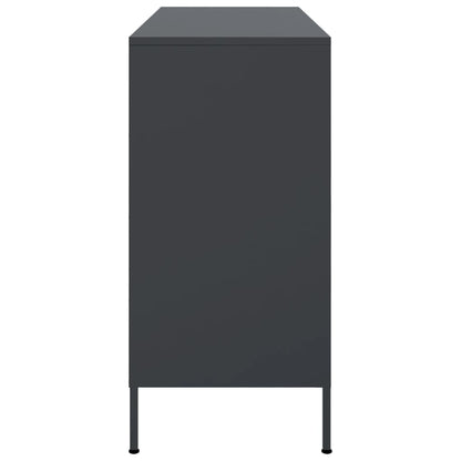 vidaXL Sideboard Anthracite 100.5x39x79 cm Steel