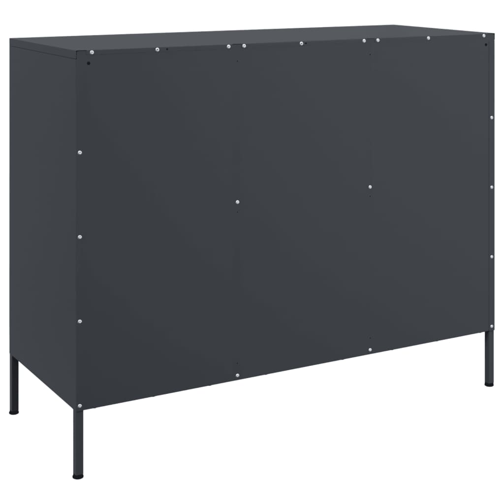 vidaXL Sideboard Anthracite 100,5x39x79 cm Steel