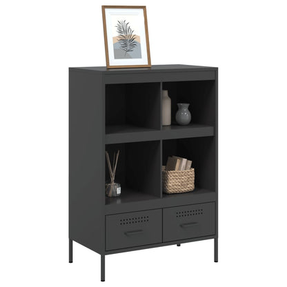 vidaXL Highboard Black 68x39x101,5 cm Steel