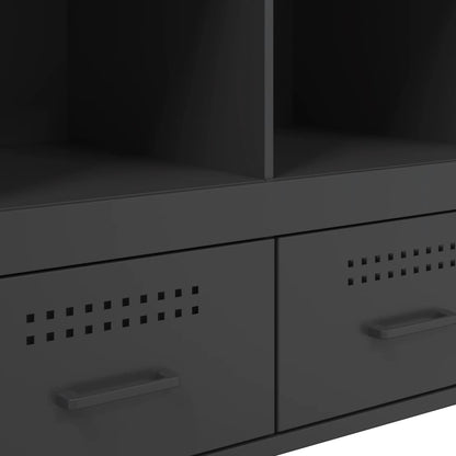 vidaXL Highboard Black 68x39x101,5 cm Steel