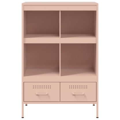 vidaXL Highboard Pink 68x39x101,5 cm Steel