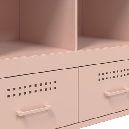 vidaXL Highboard Pink 68x39x101,5 cm Steel