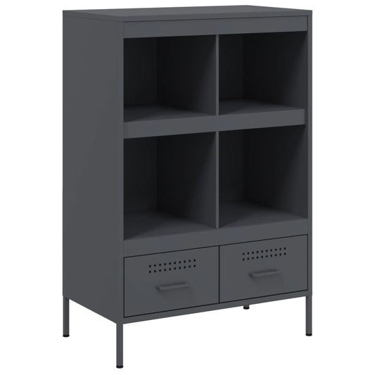 vidaXL Highboard Anthracite 68x39x101,5 cm Steel