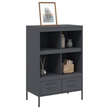 vidaXL Highboard Anthracite 68x39x101,5 cm Steel