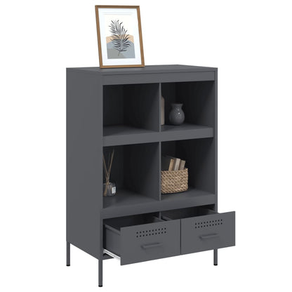 vidaXL Highboard Anthracite 68x39x101,5 cm Steel