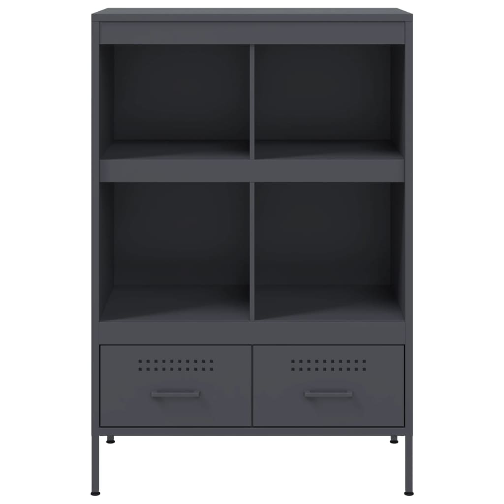 vidaXL Highboard Anthracite 68x39x101,5 cm Steel