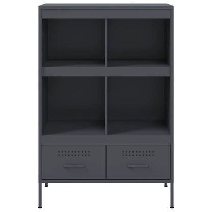 vidaXL Highboard Anthracite 68x39x101,5 cm Steel