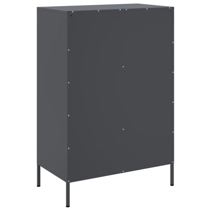 vidaXL Highboard Anthracite 68x39x101,5 cm Steel