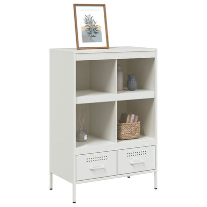 vidaXL Highboard White 68x39x101,5 cm Steel