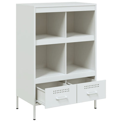 vidaXL Highboard White 68x39x101,5 cm Steel