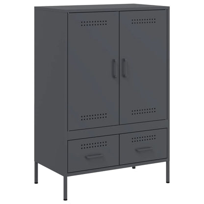 vidaXL Highboard Anthracite 68x39x101,5 cm Steel