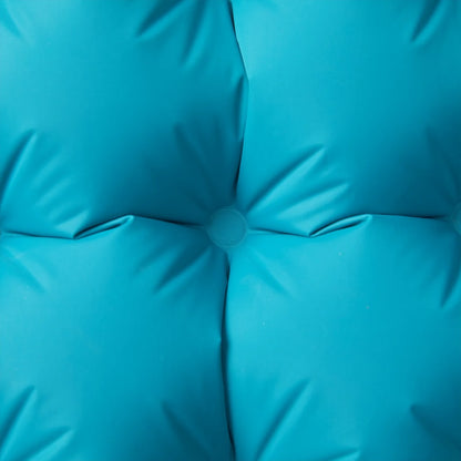 vidaXL Self Inflating Camping Mattress with Pillow 1-Person Blue