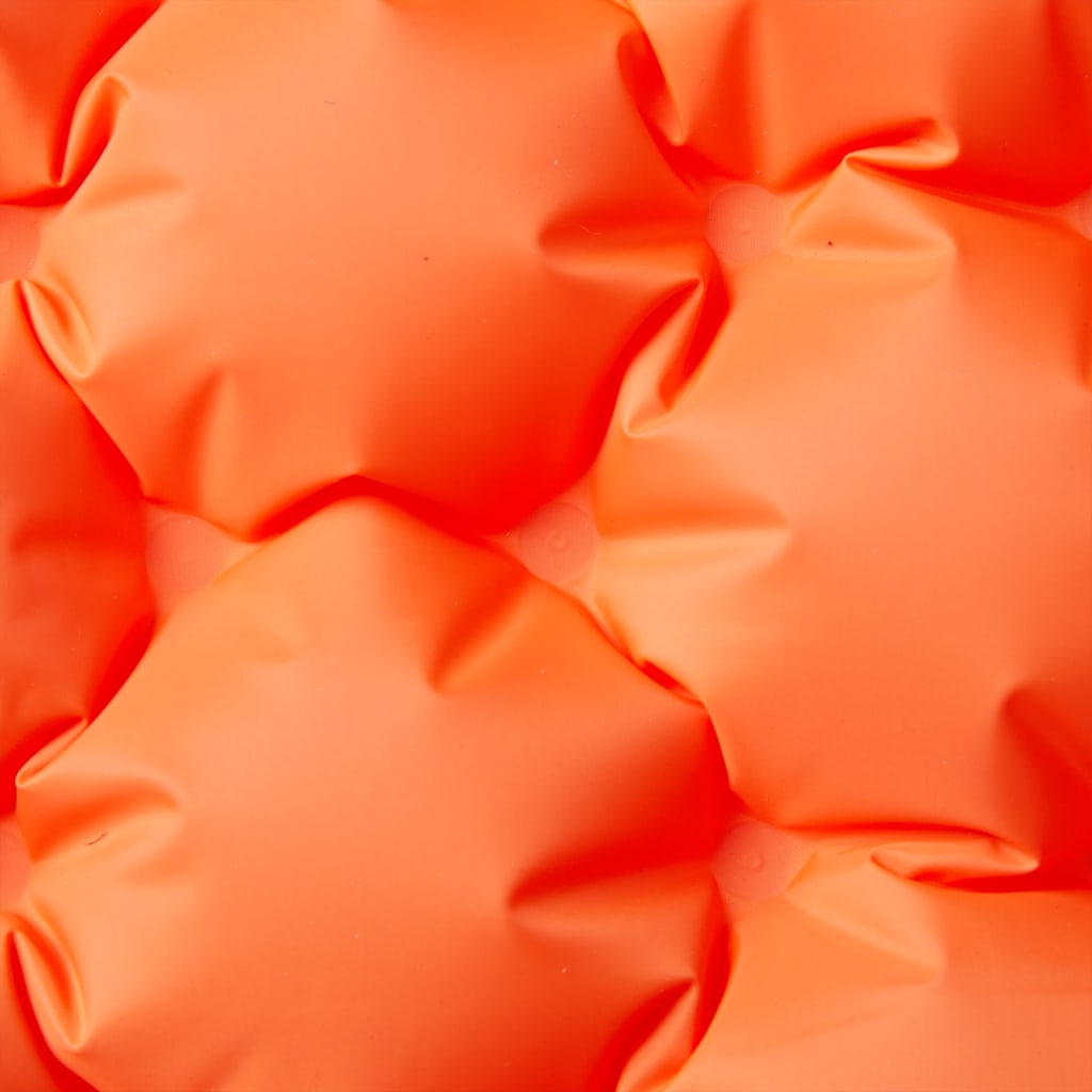 vidaXL Self Inflating Camping Mattress with Pillows 2-Person Orange