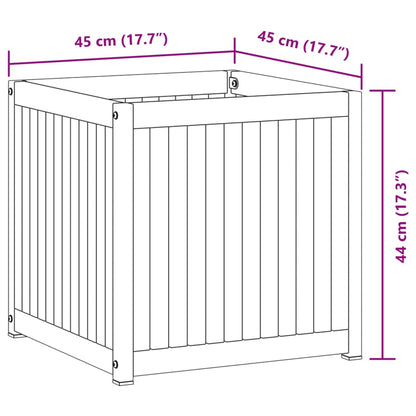 vidaXL Garden Planter | Natural Brown and Black