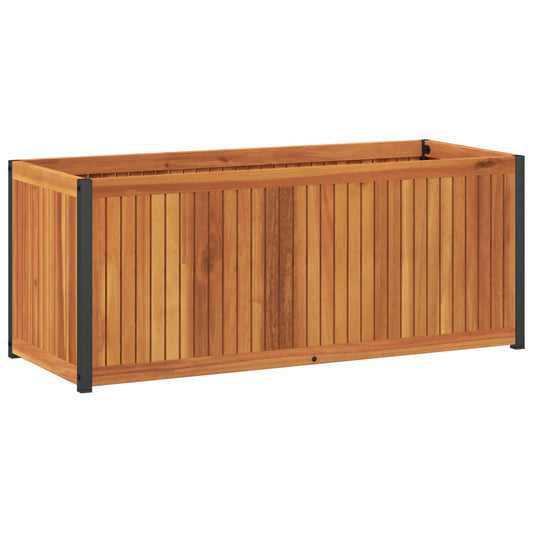 vidaXL Garden Planter | Natural Wood | Solid Acacia Wood