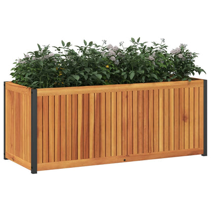 vidaXL Garden Planter | Natural Wood | Solid Acacia Wood