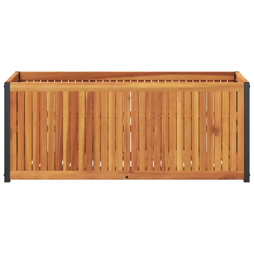 vidaXL Garden Planter | Natural Wood | Solid Acacia Wood