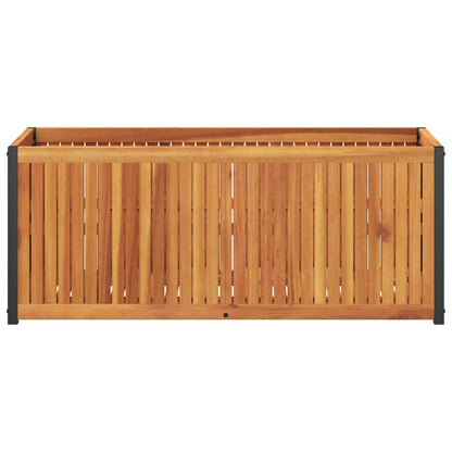 vidaXL Garden Planter | Natural Wood | Solid Acacia Wood
