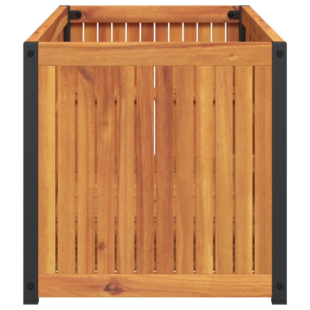 vidaXL Garden Planter | Natural Wood | Solid Acacia Wood