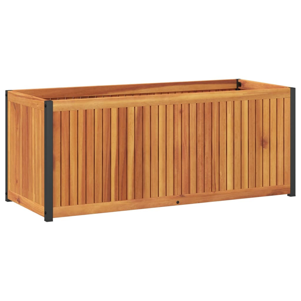 vidaXL Garden Planter | Natural Wood | Solid Acacia Wood