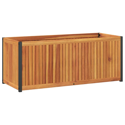 vidaXL Garden Planter | Natural Wood | Solid Acacia Wood